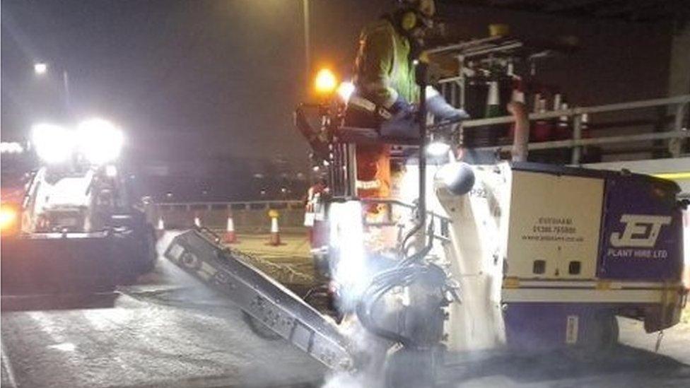 Resurfacing works