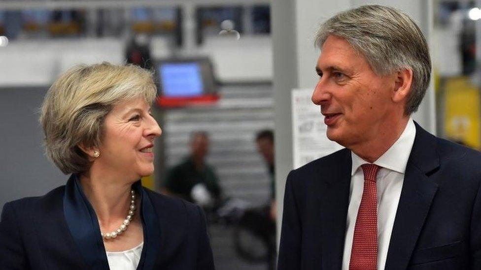 Theresa May and Philip Hammond