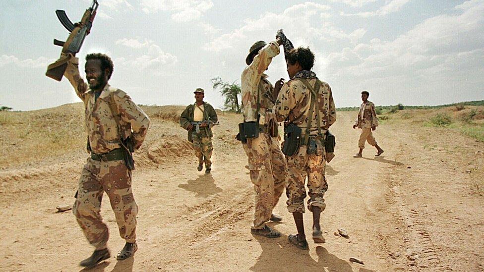 Eritrean troops