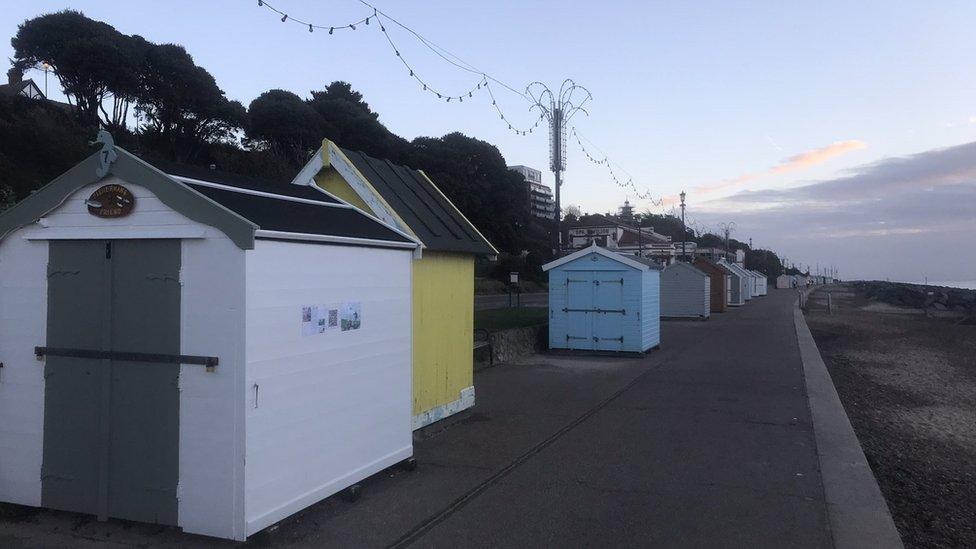 beach huts