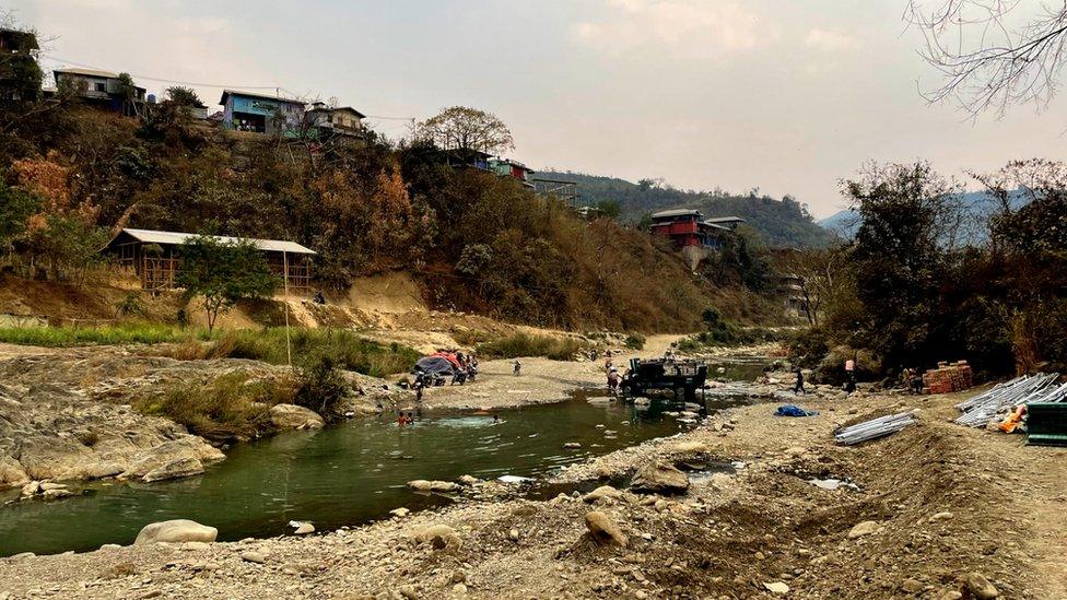 The India Burma border