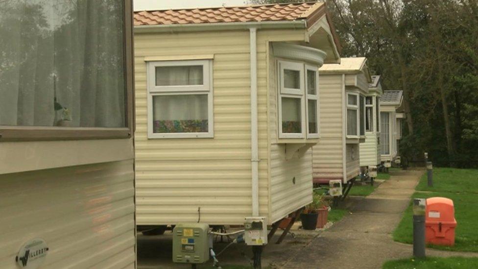 Rookley Country Park caravans