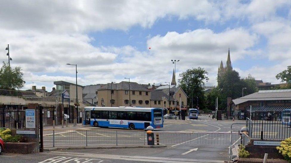 Omagh bus depot