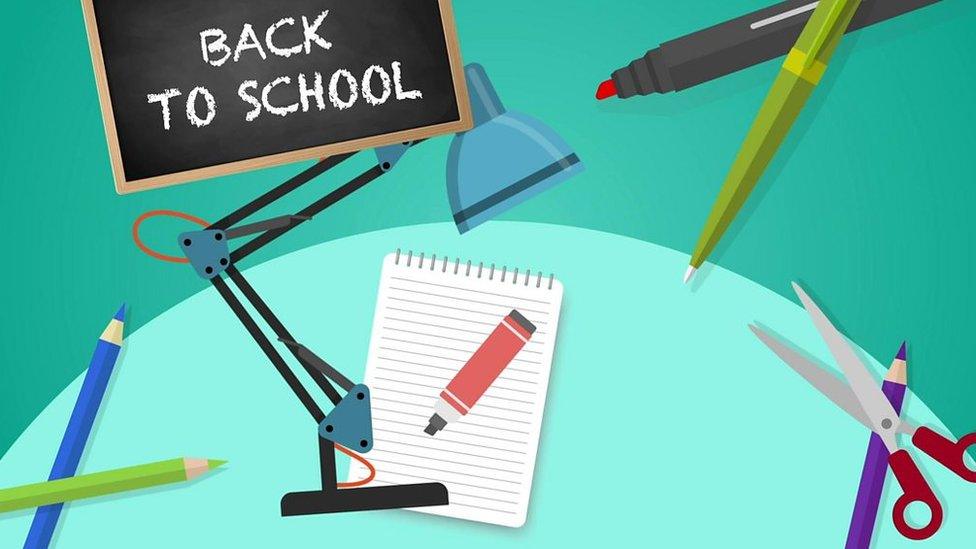 Back to school graphic