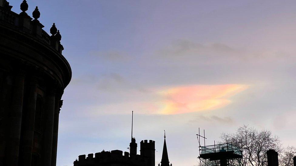 The cloud seen from Radcliffe Square, Oxford