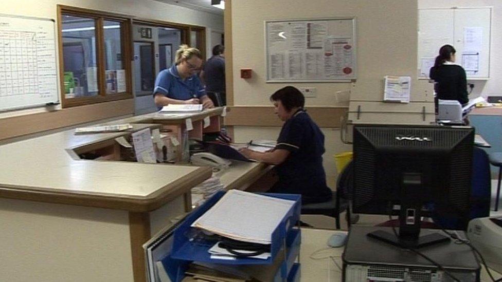 Nurses at Scunthorpe Hospital