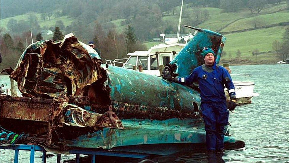 Bluebird salvage operation