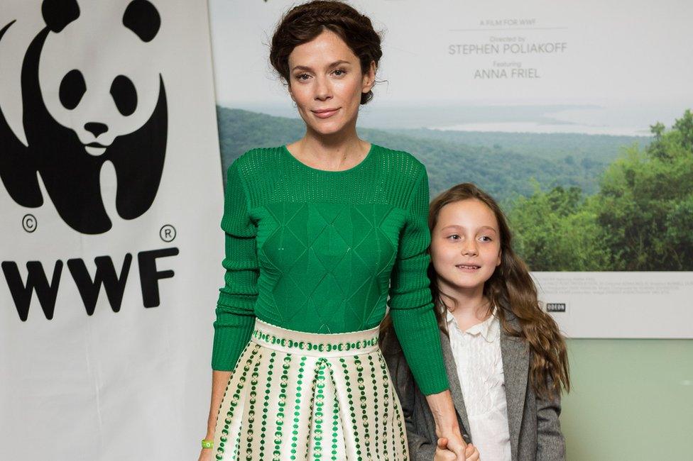 Anna Friel and daughter Gracie