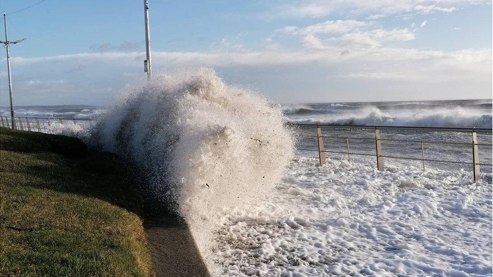 Storm Ciara hits Newcastle