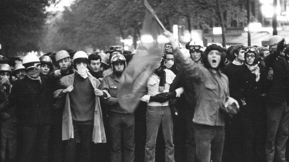 Student unrest in Paris