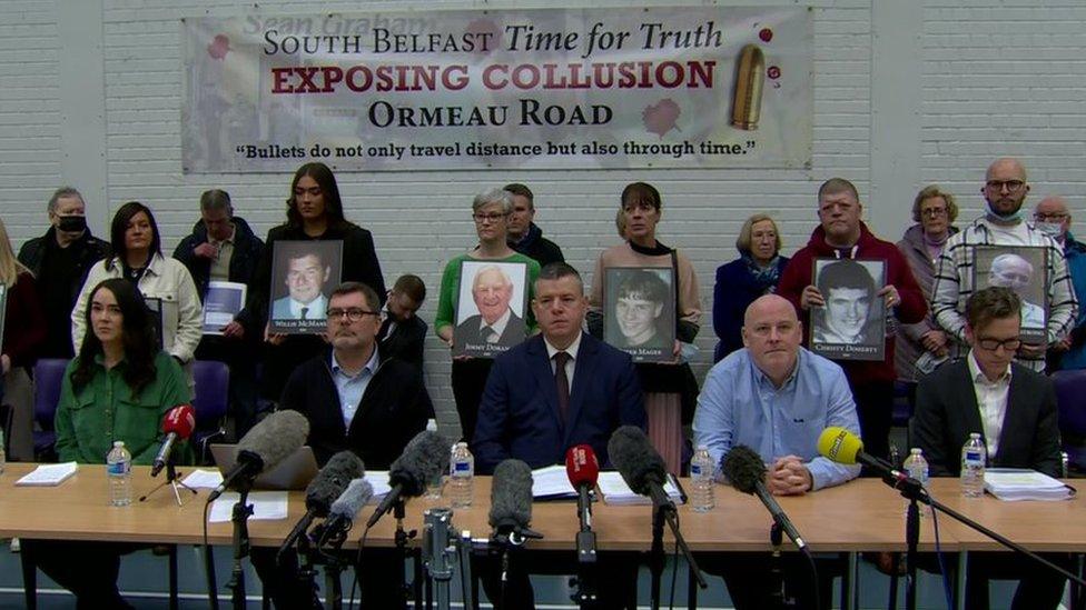 Press conference being held after publication of Police Ombudsman's report