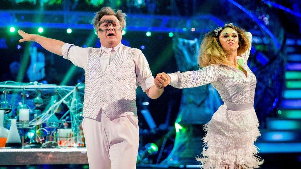 Ed Balls and Katya Jones