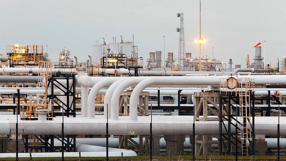 Centrica's gas plant in Barrow in Furness