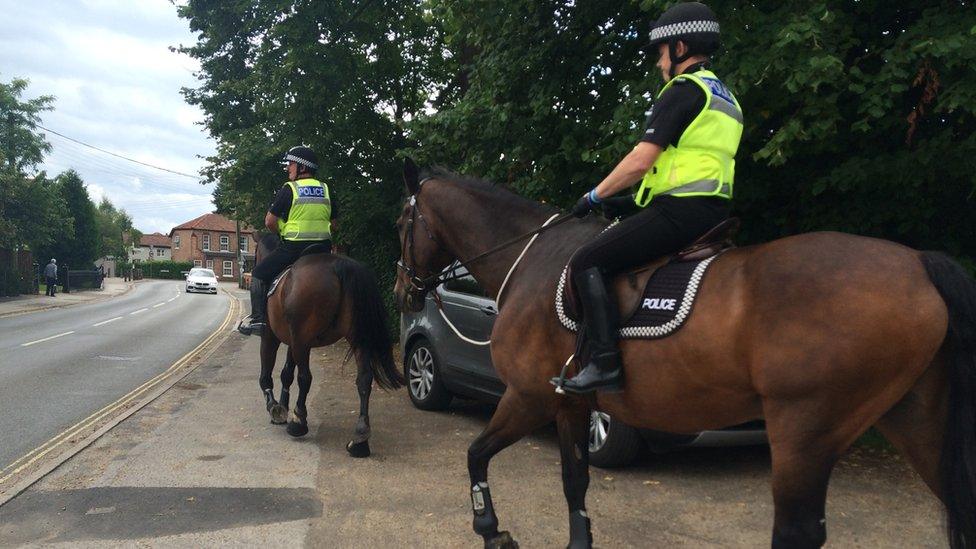 Horse patrols in East Harling