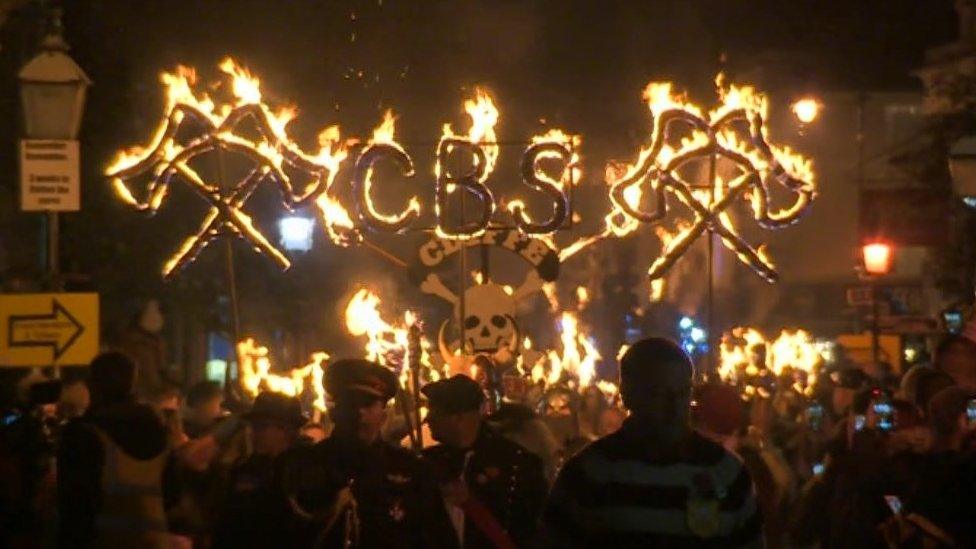 Bonfire parade