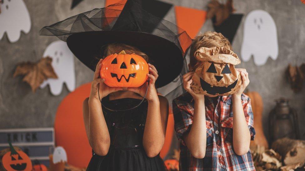 File photo of children dressed up for Halloween