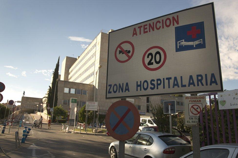 Hospital in Malaga - file pic