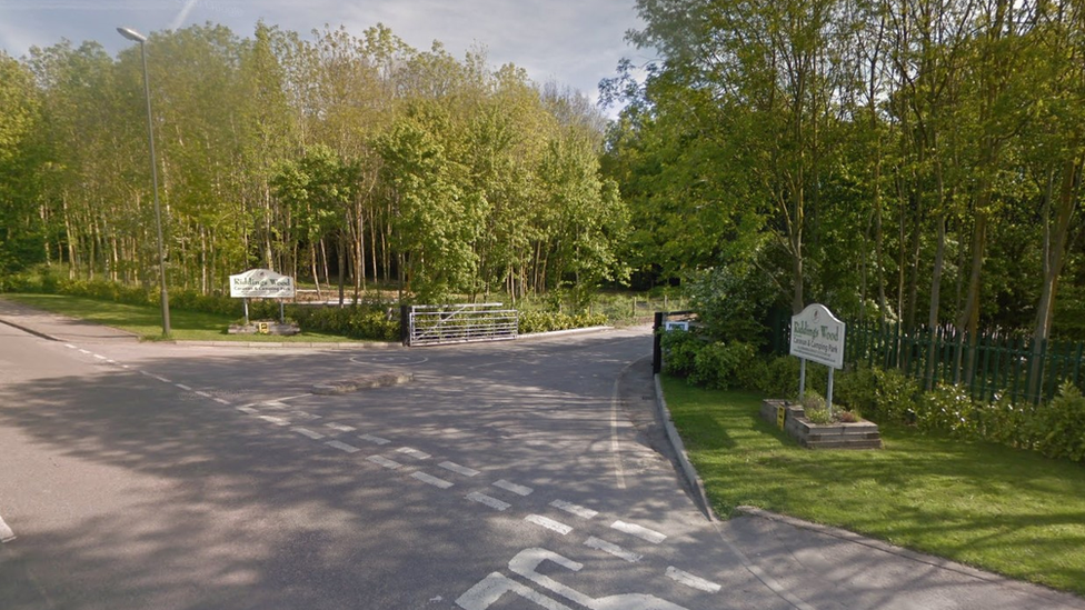 Riddings Wood Caravan Park near Alfreton