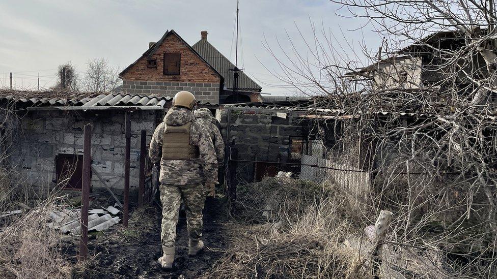 Trench in Shyrokyne