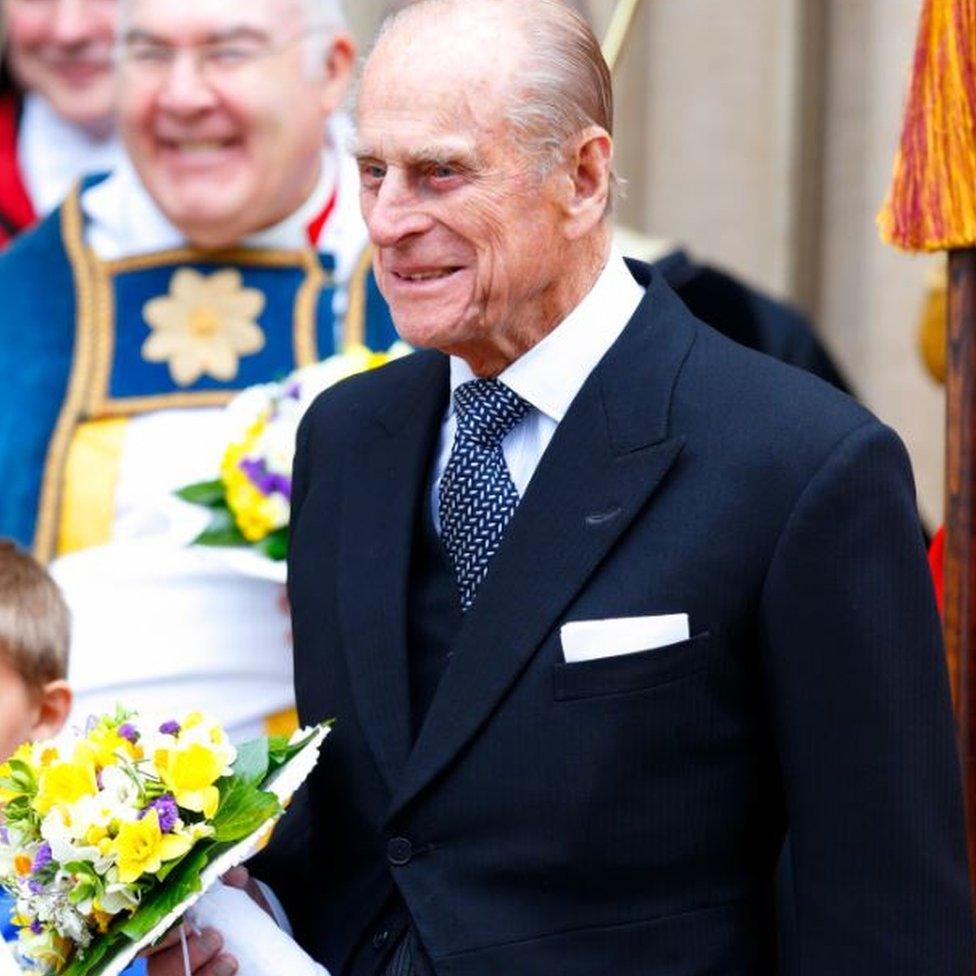 Prince Philip in Blackburn 2014