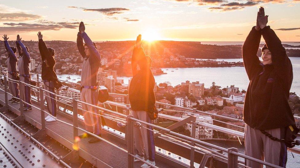 World Yoga Day in Sydney, Australia