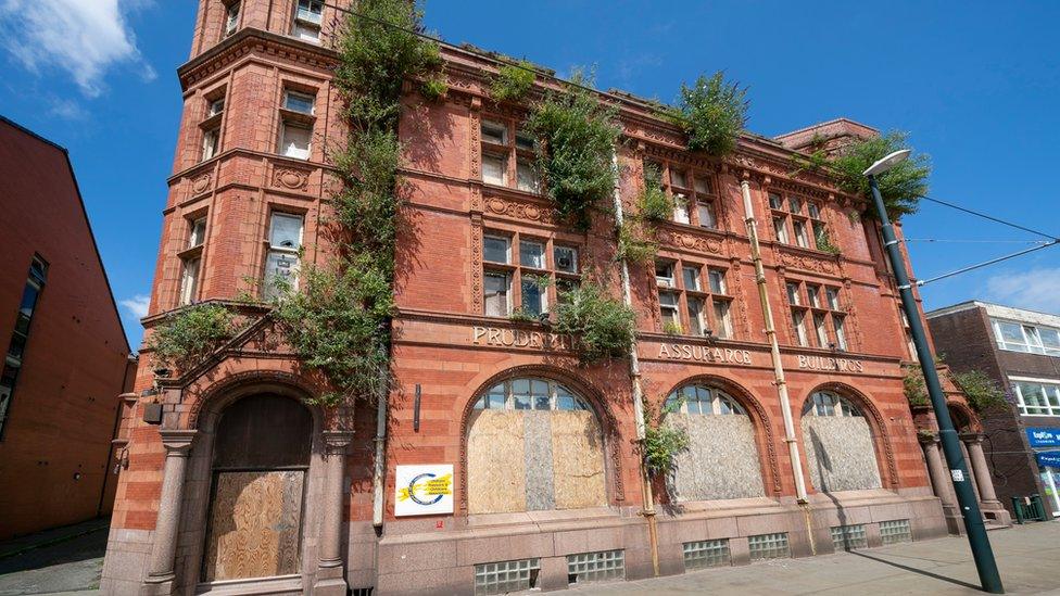 Prudential Assurance Building in Oldham