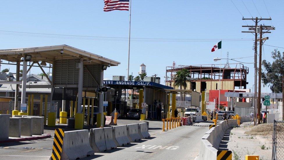 US border crossing