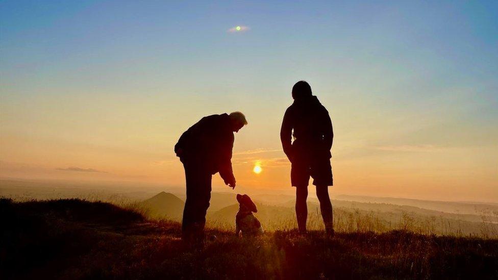 Sunrise at Caer Caradoc