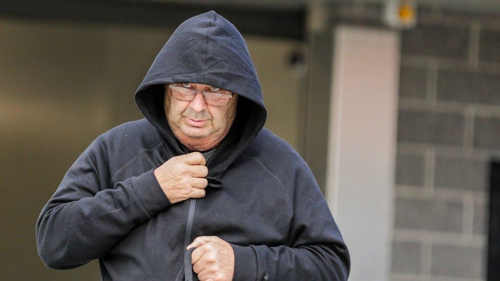 Brett Andrew Button, 58, the bus driver from the Hunter Valley crash where 10 people died, leaves Cessnock Police Station after the court granted him bail with strict conditions on June 13, 2023 in Cessnock, Australia. A horrific bus crash in the Hunter Valley killed at least 10 and left some 25 people injured on Sunday night, New South Wales Police said. The bus was carrying guests who attended a wedding in the Hunter Valley.