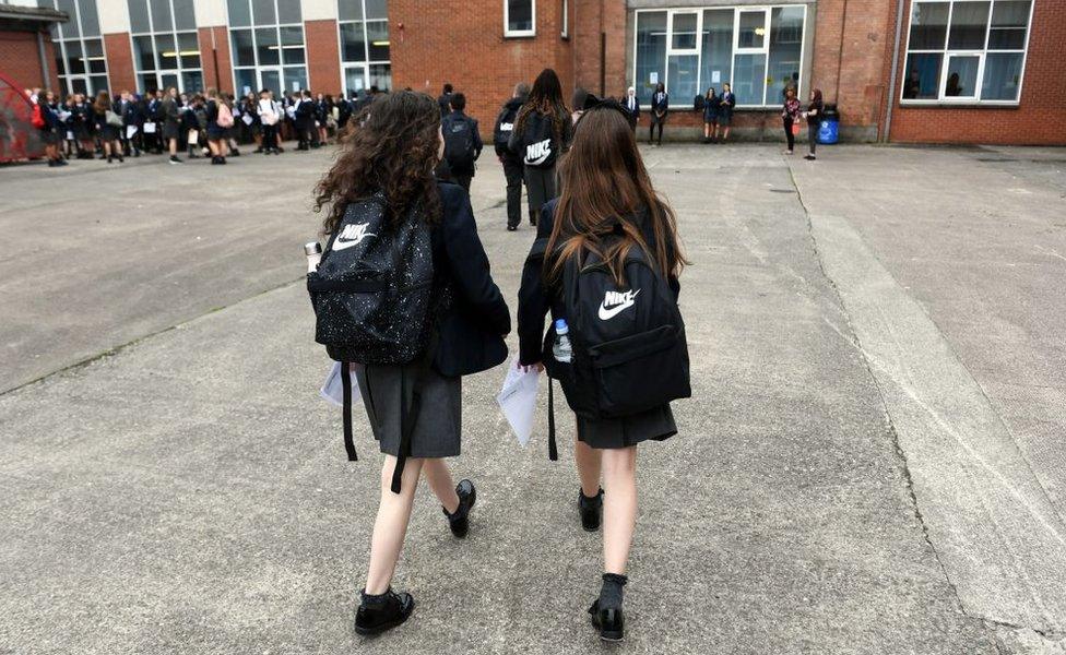 Pupils return to school