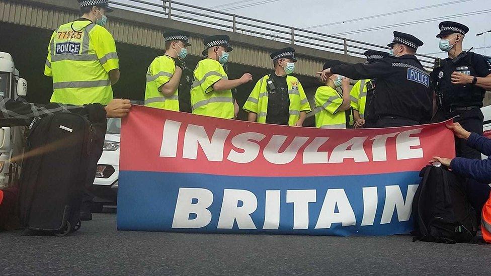 M25 protest