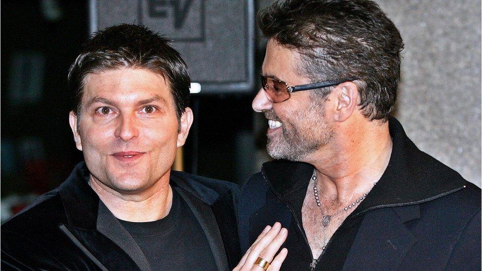 George Michael and Kenny Goss