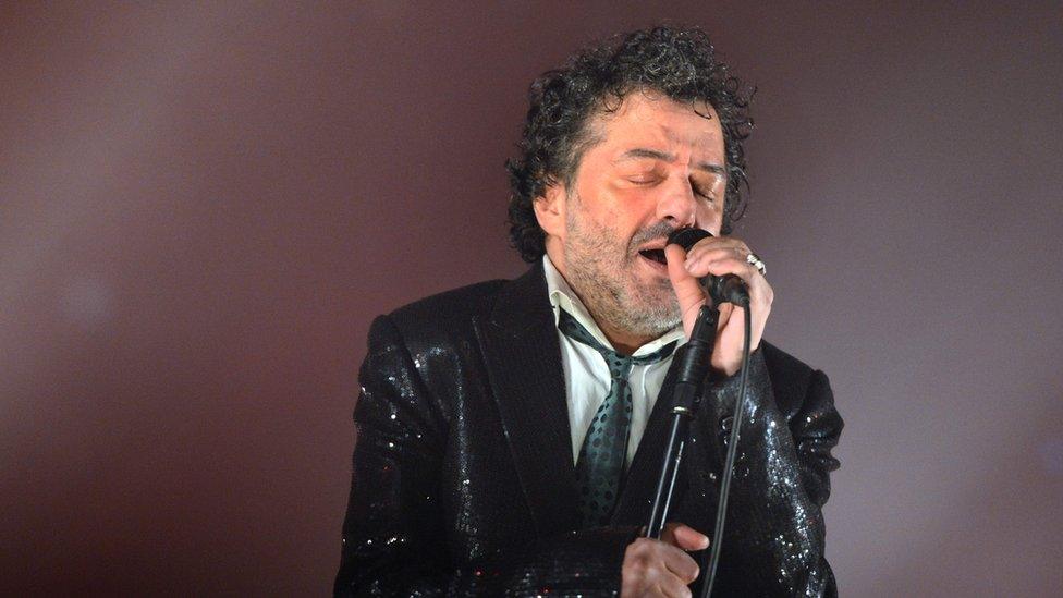 Rachid Taha on stage in 2012