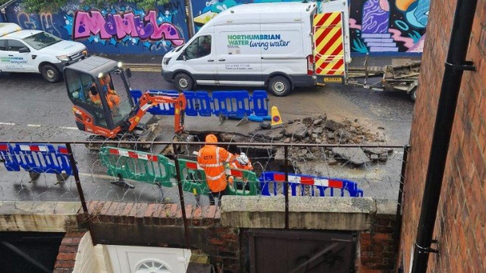 Stepney Bank sinkhole