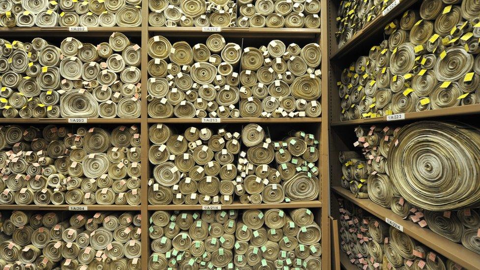 Parliament's Vellum rolls