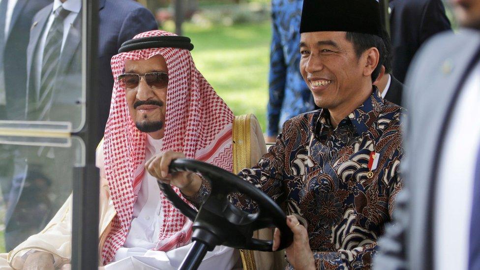 king salman, jokowi