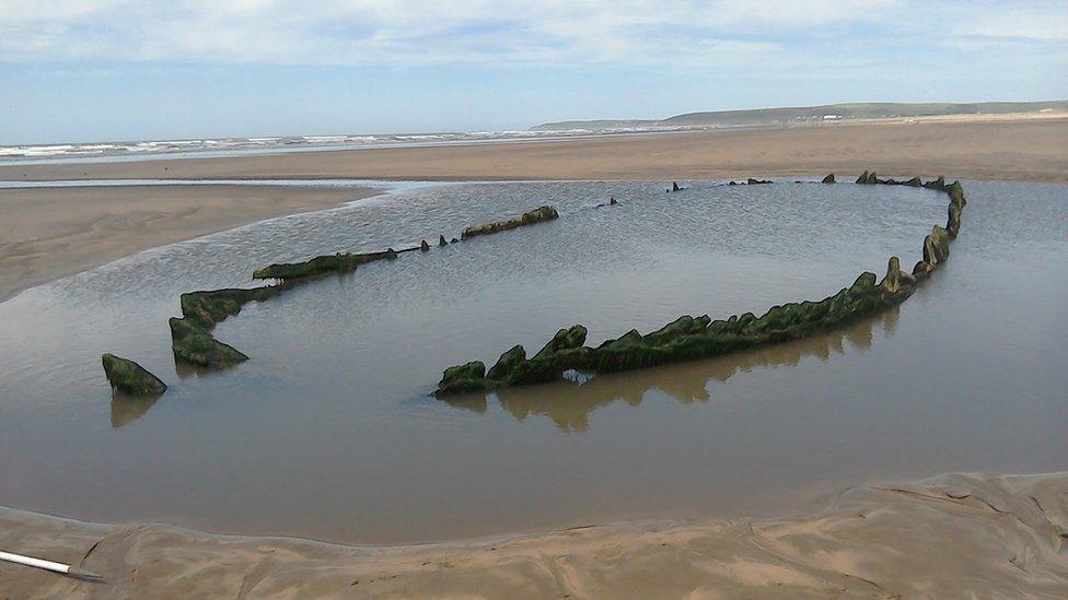 Shipwreck at Westward Ho