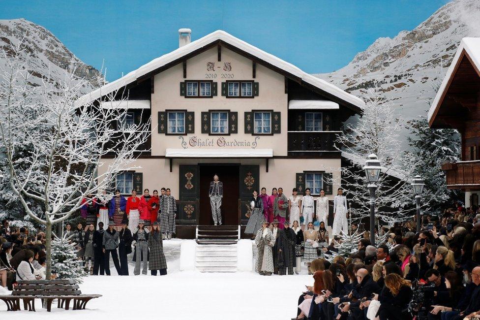 Chanel ski chalet