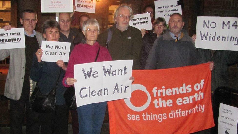 Friends of the Earth protest