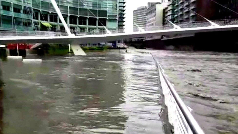 River Irwell near Lowry Hotel