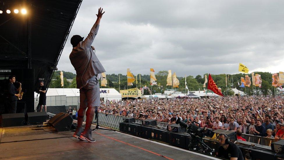 Gregory Porter plays Glastonbury