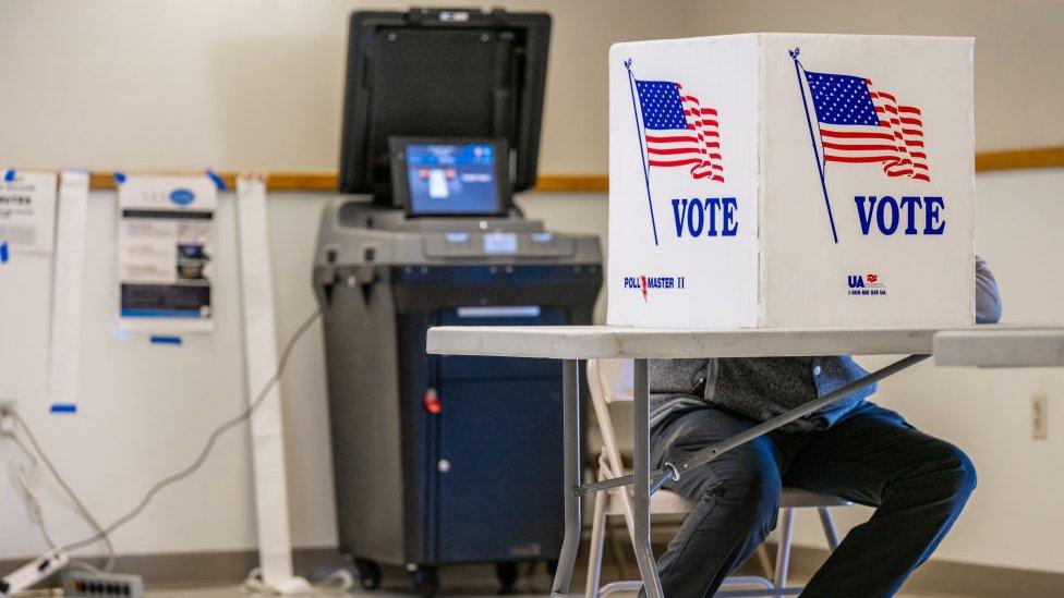 Polling place in Jackson, Mississippi