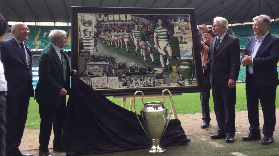 Lisbon Lions painting unveiled