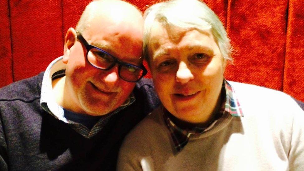 Janet Williams with her husband