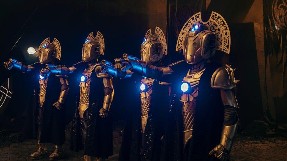 The Cybermasters in the series finale, the Cybermen are on the march.