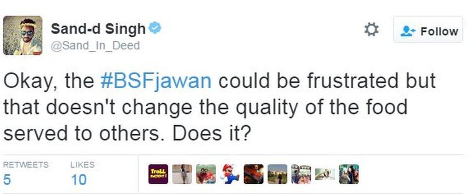 okay, the #BSFjawan could be frustrated but that doesn't change the quality of the food served to others. Does it?