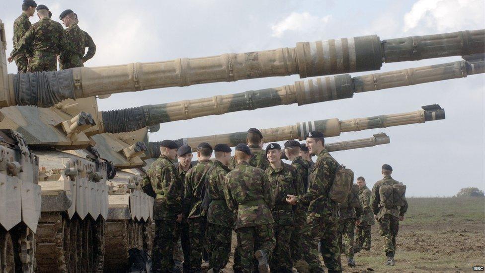 Army exercise, Salisbury Plain