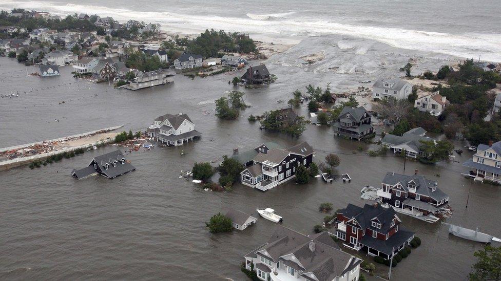 Damage to the New Jersey Coast from Hurricane Sandy