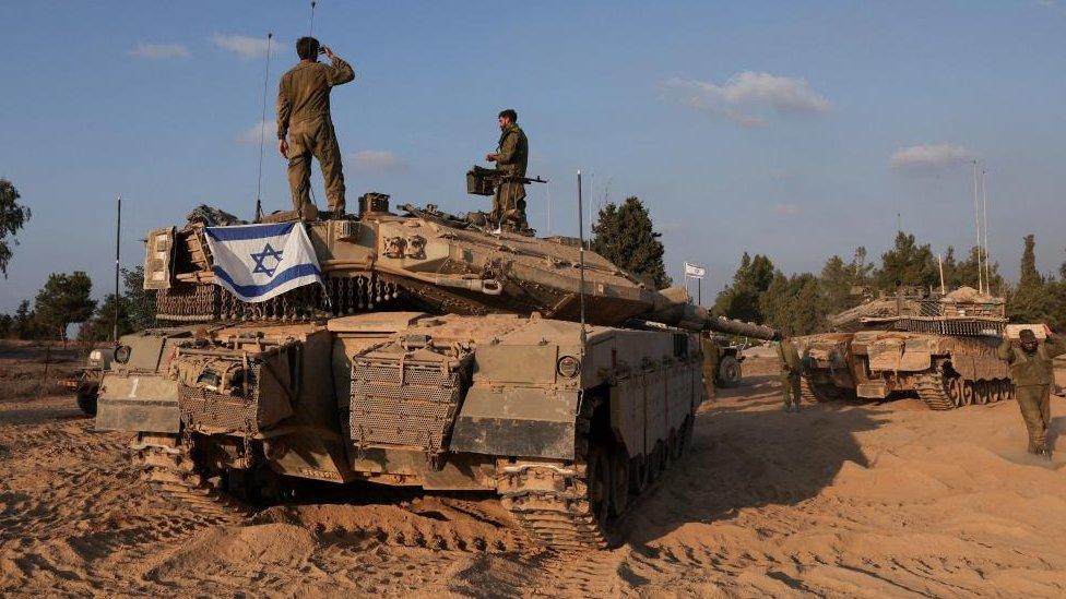 Israeli tank near Gaza (14/10/23)