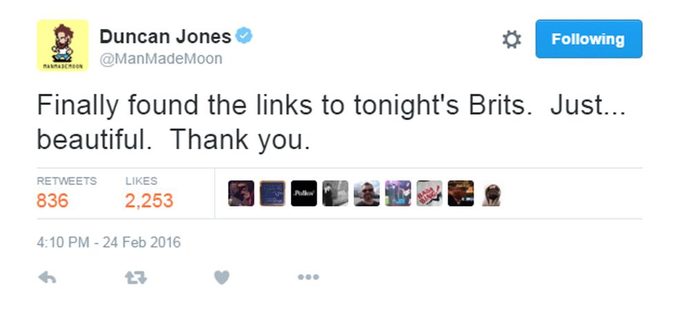 Duncan Jones tweet